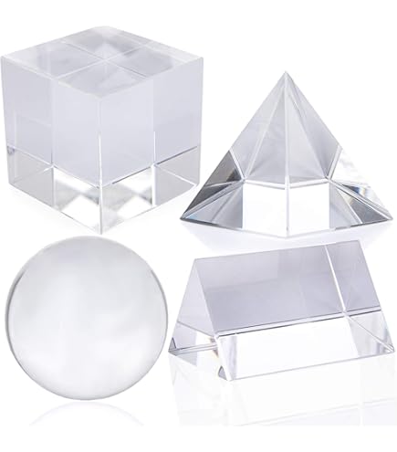 TYUTYU Kristall Prisma 25x25x80mm - Optisches Glas Für Regenbogen Experimente