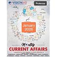 Buy Vision IAS Monthly Current Affairs Magazine, January 2026, Black ...