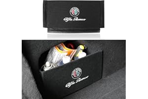 OYDDL Organizer per bagagliaio compatibile con Alfa Romeo Giulia 2016 2017 2018 2019 2021 2022 2023 Accessori