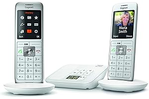 Gigaset CL660A Duo - Téléphone fixe sans fil - Répondeur - 2 combinés - Blanc [Version Française]