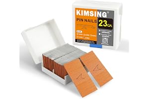 KIMSING 23 Gauge Micro Pin spikar 10 000 st/låda, 35 mm (1-3/8 tum) huvudlösa stift passar pneumatisk stiftspikpistol och luf