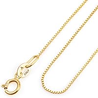 Miore Collana Donna Croce Oro Giallo 9 Kt / 375 con Catena, Catenina Cm 45 : Miore
