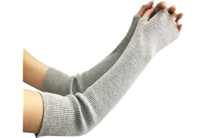 Amorar Guanti Invernali da Donna Scaldamuscoli in Maglia Scaldamuscoli in Cashmere Scaldamani da Polso Senza