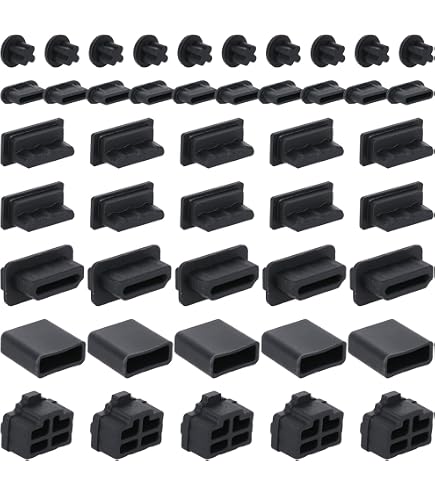 36 USB-Staubschutzstecker Set – Für USB-A, USB-C & Micro-USB, Aus Weichem Silikon