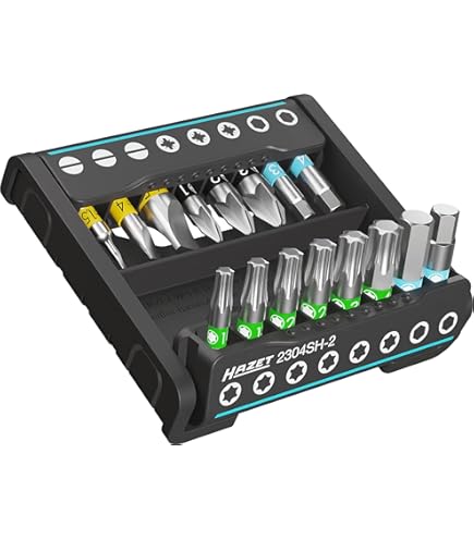 HAZET - Smart Holder 2304SH-12| Gereedschapshouder 8-delig | Uitgang: 6,3 (1/4 inch) Uitgang: sleufprofiel, kruiskopprofiel PH, intern TORX-profiel | Onderhoud, reparaties, montagewerkzaamheden aan auto's