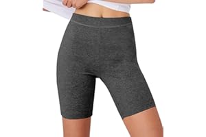 ELF KUCKUCK Kurze Leggings aus Bio Baumwolle, High Waist Damen Radlerhose Shorts für Alltag & Sport