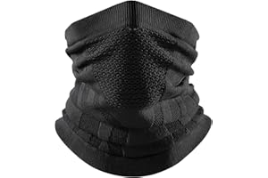 KMANGMAN Schlauchschal, Halbe Sturmhaube, Fahrrad Maske Winter, Halstuch Herren, Motorrad Gesichtsmaske, Atmungsaktive Sturmmaske für Laufen, Fahrt, Ski - Herren Damen