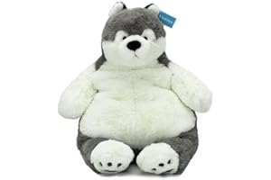 Vintoys Siberian Husky Dog Plush Hugging Pillow Stuffed Animals Puppy Plush Soft Toy 23"