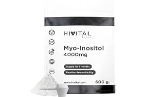 Myo Inositol 4000 mg. Förpackning med 600 g för 5 månaders behandling.