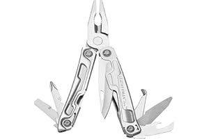 Leatherman Rev Multiherramienta - 14 Herramientas Para Camping y Bricolaje, Acero Inoxidable, Plata