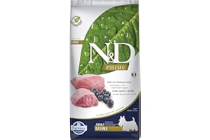 FARMINA N&D PRIME DOG LAMB AND BLUEBERRY ADULT MINI 7KG