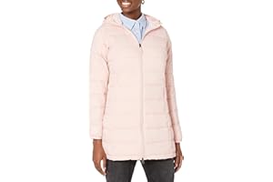 Amazon Essentials Doudoune à Capuche Légère et Imperméable avec Fermeture Éclair Intégrale (Disponible en Grande Taille) Femme