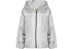 A2Z 4 Kids Filles Garçons Pluie Manteau Rosé Vestes Enfants Léger KAG Mac Imperméable À Capuche Veste Cagoule Pluie Mac Âge 5-13 Ans