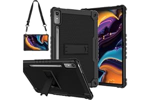 Doemoil Funda para Tablet Lenovo Tab P12 de 12.7 Pulgadas, Resistente, a Prueba de caídas, a Prueba de Golpes, híbrida, para niños Lenovo Tab P12/Xiaoxin Pad Pro de 12.7 Pulgadas, TB370FU/TB371FC