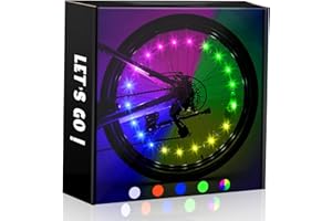 GeschenPark 2 Tyre Pack!High Brightness LED Bike Wheel Accessories Outdoor Toys for Boys Girls Waterproof