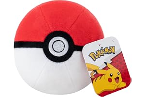 Jazwares Pokemon – 5 tum pokeboll plysch/plysch