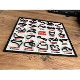 F1 Pistleri 2026 Takvimi 3D Baskı &Ccedil;er&ccedil;eve - (22x25 cm) | Masa&uuml;st&uuml; Standlı & Duvara Asılabilir &Ccedil;er&ccedil;eve