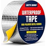UB Unity Brand Waterproof Aluminium Tape for Roof Leakage, Heavy Duty Strong Adhesive Butyl Tape for Roof Leak, Water Tank, Window & Pipe Leakage Repair, Weatherproof Seal Tape (5 CM X 5 Meter): 