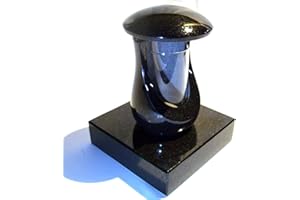 Designgrab lampe funéraire Cerres et socle en granit noir suédois SS1, ensemble de décoration funéraire lanterne de cimetière lanterne funéraire lanterne funéraire de cimetière