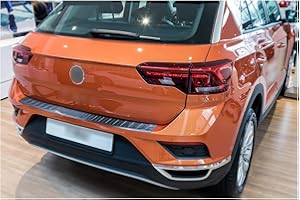 ‎TUNING-ART tuning-art L343 Ladekantenschutz für VW T-ROC A1 2017- Edelstahl 5 Jahre Garantie, Farbe:Anthrazit