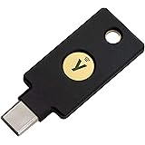 Yubico - YubiKey 5C NFC - Two Factor Authentication USB and NFC Security Key, Fits USB-C Ports and Works with Supported NFC M