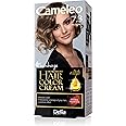 Cameleo - Permanent Hair Colour Cream - Hazelnut - Intensive Color & Protection - 5 Oils + Omega Plus Acids - Professional, Luxurious Hair Dye - Full Kit