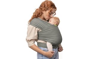 Boba Babyfilt, den elastiska bärhandduken gjord av mjuk sommartröja, mycket lätt att binda, perfekt för nyfödda och småbarn upp till 16 kg
