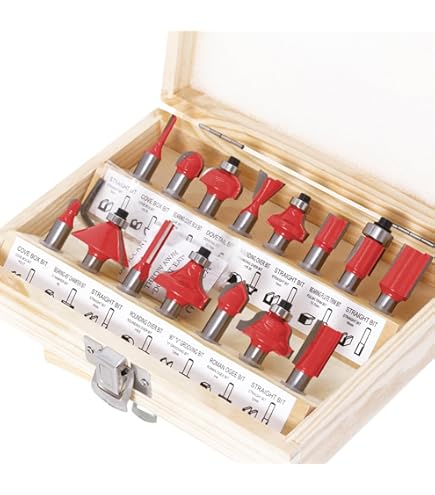 QUARKZMAN Fraise à Rainurer à Queue En T 1/2" (12,7 Mm) X 3