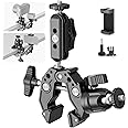 Neewer Super Clamp with 3" Dual Ballhead Magic Arm, Ball Head Adapter, Cold Shoe, Holder, Action Camera Clamp Mount for Flat/Round Surface Compatible with GoPro DJI, 15 Pro Max, ST85