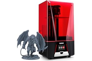 ELEGOO Saturn 2 Imprimante 3D, UV Resine 3D Printer avec 8K Monochrome LCD de 10 Pouces et Purificateur d'air, Grand Taille d'impression 219x123x250mm