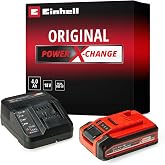 Orijinal Einhell 4 Ah PLUS Power X-Change Başlangı&ccedil; Seti (1 x 18 V 4 Ah ak&uuml;, 1 x 3A şarj cihazı, 75 dakika şarj s&uuml;resi, t&uuml;m P