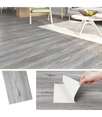 Pavimenti Adesivi Effetto Legno - 6 Piastrelle Autoadesive In PVC Per Interni, Facili Da Applicare! - Foto 12