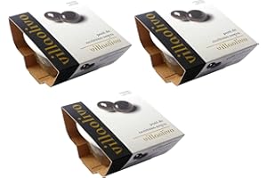 Villaolivo - Pack 3 Uds. 125 gr. Paté o tapenade de aceitunas negras 100% natural
