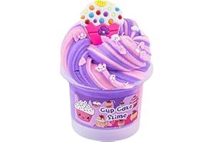 OKAYBEE Pink & Purple Butter Slime, Schleim für Kinder, Slime Partygeschenke, Geburtstagsgeschenk, Hallowmas-Geschenk, Schleim Spielzeug für Mädchen und Jungen im Alter von 8–12 Jahren