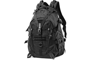 Long Keeper Zaino Tattico Militare - Impermeabile Zaino Trekking Grande 35 Litri per Uomo Donna Borsa Militare da Viaggio Escursionismo Alpinismo Crossfit Pesca All'aperto