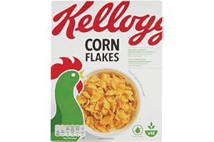 Kellogg's Corn Flakes Originali | L'originale dal 1906 | Fiocchi di Mais Dorati, Croccanti, Gustosi | Confezione Singola da 375g (1 x 375g)