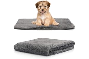 Snug Rug Couvertures pour animaux – Couverture Sherpa en polaire douce et chaude pour chiens et chats – Couvre-lit lavable pour canapé, siège de voiture, lit