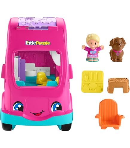 Replacement Girl Doll Figure For Fisher-Price Little People Barbie Dreamhouse Playset (Model HCF61) - View #8