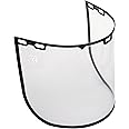 2 x Delta Plus VISOR-PC Safety Visors Faceshields Clear Polycarbonate with Edging