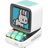 Divoom Ditoo Pixel Art Taşınabilir Bluetooth Hoparl&ouml;r, 256 Led Uygulama Kontroll&uuml; Ekran, Mekanik RGB Klavye, Oyunlar, Alarmla