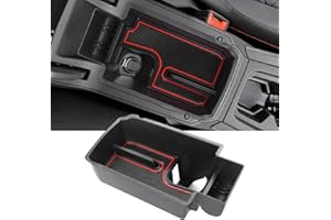 YEE Pin Organizador de Consola Central Compatible con 2020-2022 Seat Leon 4 MK4 /Cupra Formentor 2020 2021+ Caja de Almacenamiento/Organizador Accesorios con Alfombrilla Antideslizante