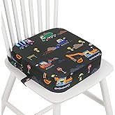 wooshwa Travel Highchair, Booster Booster Chair for Children Baby Eating Washable with 2 Adjustable Straps and Non-Slip Base
