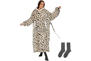 Gogola Oversized Hoodie Decke Damen，Verlängern Decken Hoodie,Extra Dick und Warm Deckenpullover，Blanket Hoodie Geeignet für Männer, Frauen und Teenager