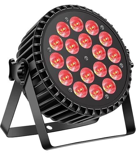 Luci Dmx 4 Pezzo 18*3W RGBW LED Par Faretti APP Controllata Fari Per