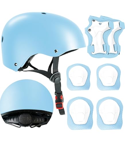 Set De Protection Cosmic Kids – Casque + Genouillères + Coudières, Taille XS