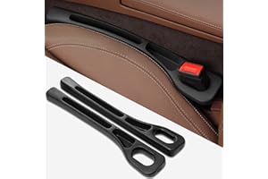 LEOLAMVAED (2 Pezzi) Organizer per Fessura Sedile Auto– Riempi-Fessura Auto con Scomparto per Cellulare, Schiuma Morbida Anti-Caduta, Raccoglitore tra i Sedili, Adatto alla Maggior Parte dei Veicoli