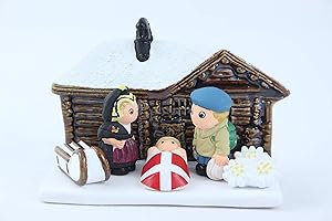 PROPOSTE RELIGIOSE Pesebre del Mundo de Cerámica de la Colección Pintado a Mano (Suiza)