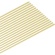 20 Stück Messingstangen 0,8x300 Mm – H65 Massivmessing, Für DIY, Messergriffe, Modellbau