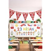 23 Nisan S&uuml;sleri 23 Nisan Hediyeleri 10 lu &uuml;&ccedil;gen Flama