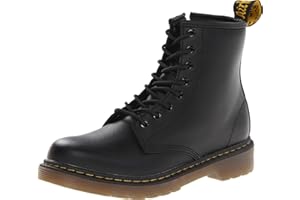 Dr. Martens Delaney Black Softy, Scarpe Stringate Basse Brogue Unisex-Bambini e Ragazzi